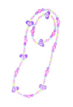 COLLIER AVEC BRACELET MULTICOLORE MAUVE